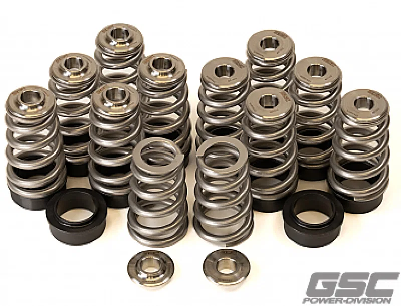 GSC Power Division 5017, P-D Toyota G16E Conical Valve Spring and Ti Retainer Kit