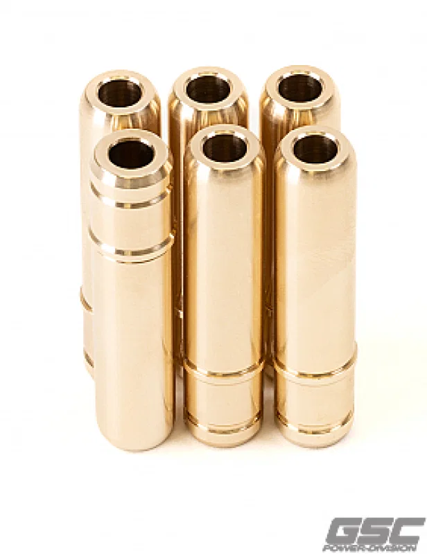 GSC Power Division 3146-6, P-D Toyota G16E Manganese Bronze Intake Valve Guide Stopper Style - Set of 6