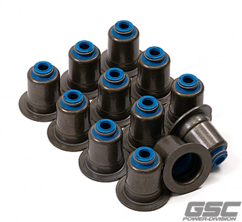 GSC Power Division 1089, P-D Toyota Supra/BMW B58/N54/S55/S58 Viton Exhaust Valve Stem Seals - Set of 12