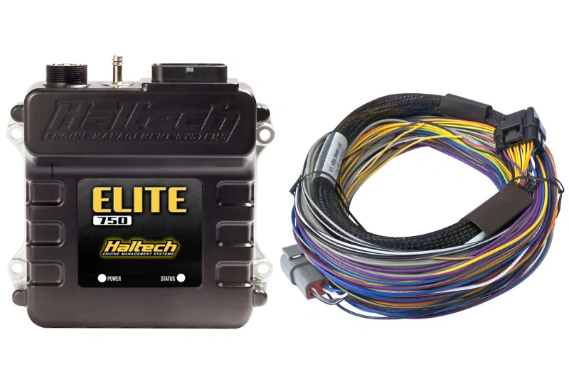 Haltech HT-150602, Elite 750 Basic Universal Wire-In Harness ECU Kit