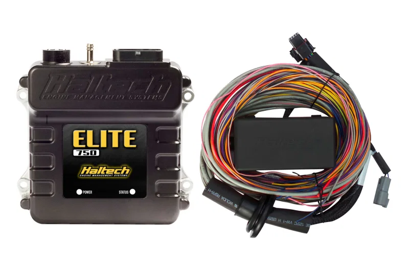 Haltech HT-150604, Elite 750 Premium Universal Wire-In Harness ECU Kit
