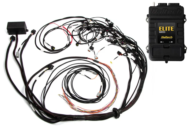 Haltech HT-151369, Elite 2500 Terminated Harness ECU Kit w/EV1 Injector Connectors
