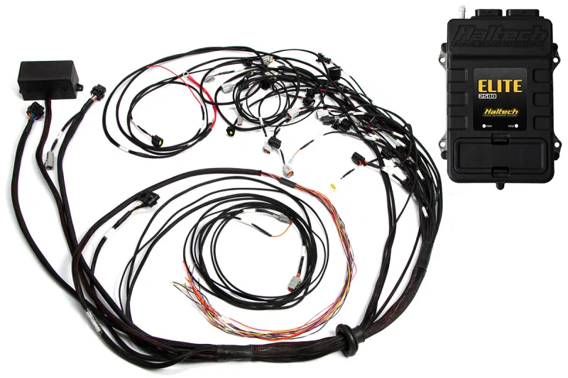 Haltech HT-151368, Elite 2500 Terminated Harness ECU Kit w/OE Injector Connectors