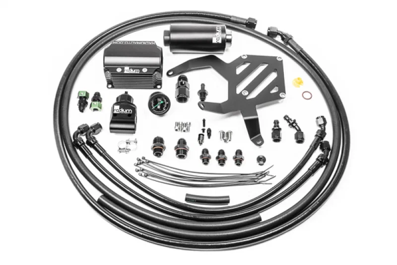 Radium Engineering 20-0966-03, FR-S/BRZ/GT86/GR86 Fuel Hanger Plumbing Kit w/ Stainless Filter