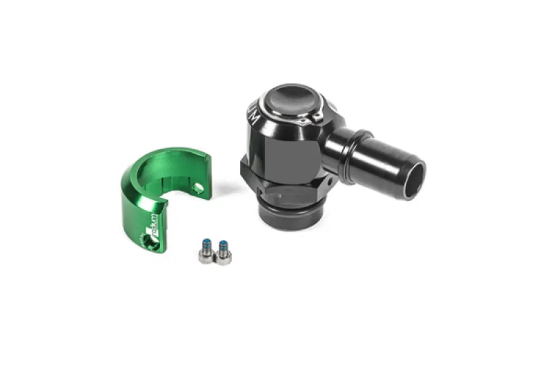 Radium Engineering 20-1748, v2 Quick Connect 19mm Male To 16mm SAE Male 90 Degree