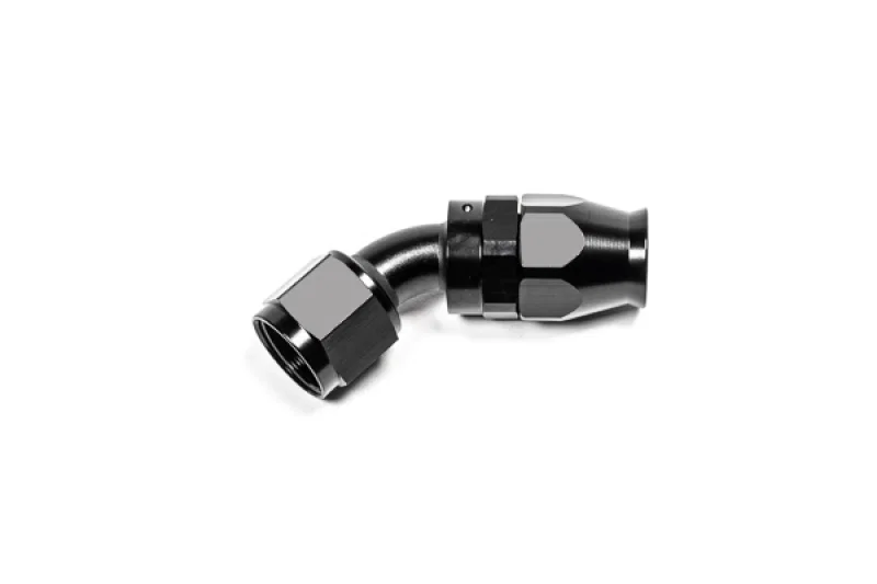 Radium Engineering 14-1632, 10AN Hose End 45 Degree PTFE - BLACK