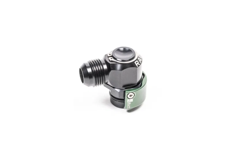 Radium Engineering 20-0748, V2 Quick Connect 19mm Male to 10AN Male 90 Degree