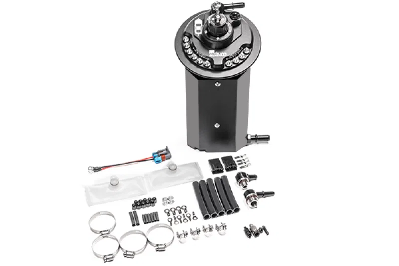 Radium Engineering 20-1802, 11-Up Ford Mustang Fuel Hanger - Pumps Not Incl. Walbro F90000274/285 or DW400