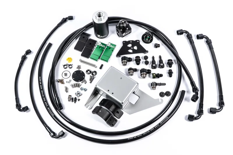 Radium Engineering 20-1816-03, 15-17 Ford Mustang Fuel Hanger Plumbing Kit - Stainless Filter