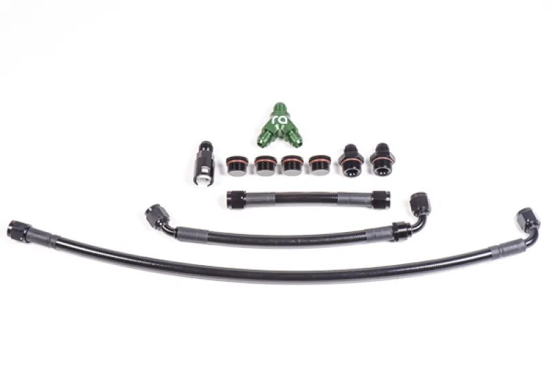 Radium Engineering 20-0334-11, 07-14 Mustang GT S197 Fuel Rail Plumbing Kit