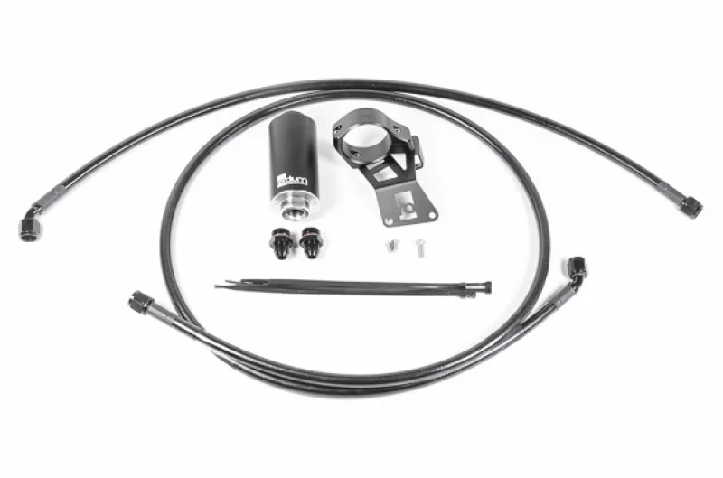 Radium Engineering 20-0946-03, Mitsubishi EVO X Fuel Hanger Feed Kit - Stainless Filter