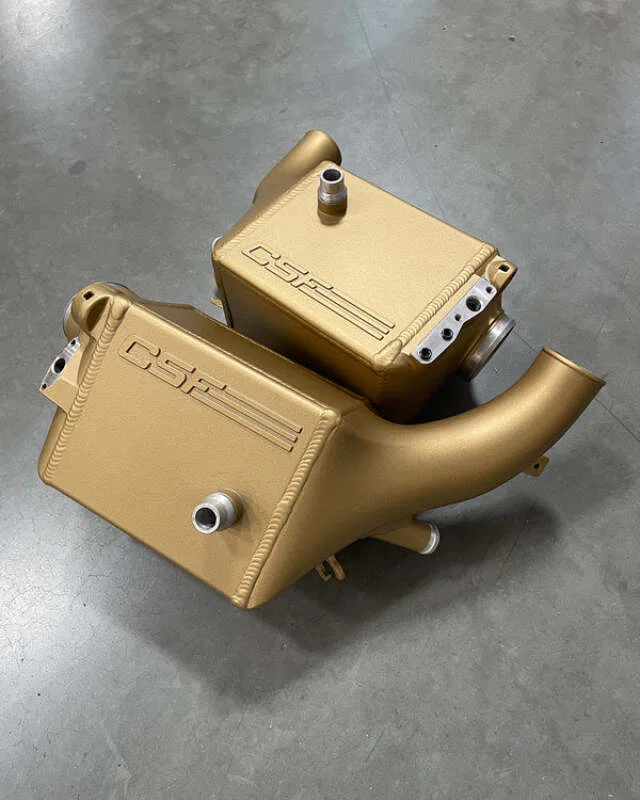 CSF 8315CCGG, 2014+ BMW X5M (F95) / X6M (F96) / XM (G09) Charge-Air-Cooler - Carbon Ceramic Gold Gloss