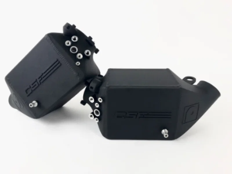 CSF 8109, 12-16 BMW M5 (F10) / 12-18 BMW M6 (F06/F12/F13) Twin Charge-Air-Cooler Set - Crinkle Black