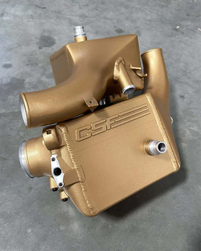 CSF 8315PGS, 2014+ BMW X5M (F95) / X6M (F96) / XM (G09) Charge-Air-Cooler - Poly Gold Satin