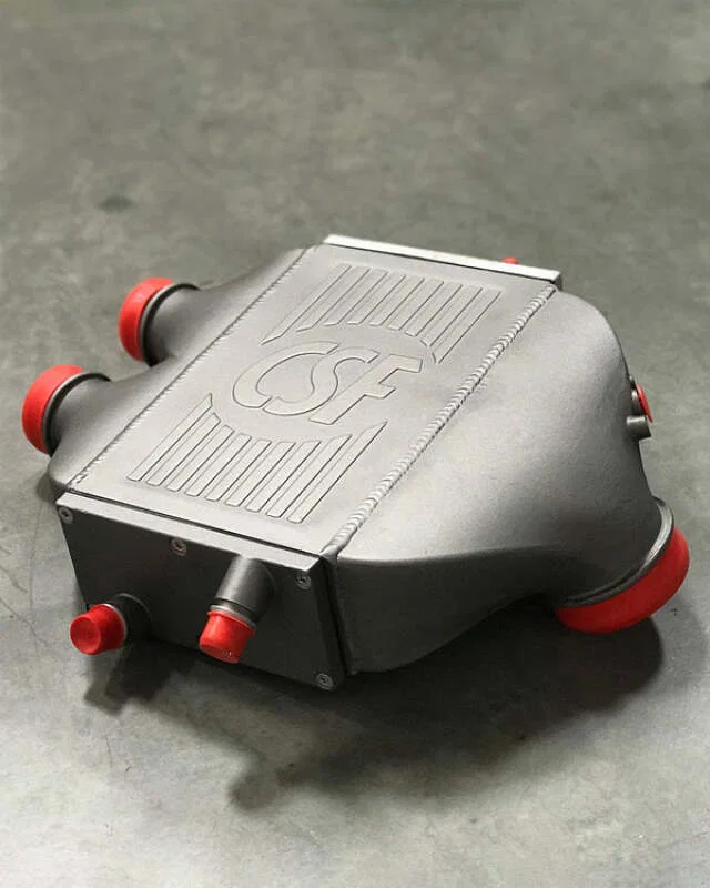 CSF 8082TG, 2014+ BMW M3/M4 (F8X) Top Mount Charge-Air-Cooler - Heat Dispersion Thermal Grey