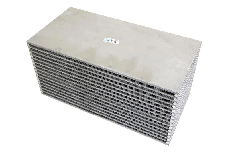 CSF 8085, Water/Air Bar & Plate Intercooler Core - 12in L x 6in H x 6in W