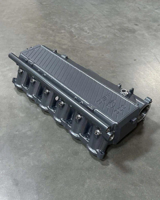 CSF 8200TBG, Toyota A90/A91 Supra/ BMW G-Series B58 Charge-Air Cooler Manifold - Turbulence Grey