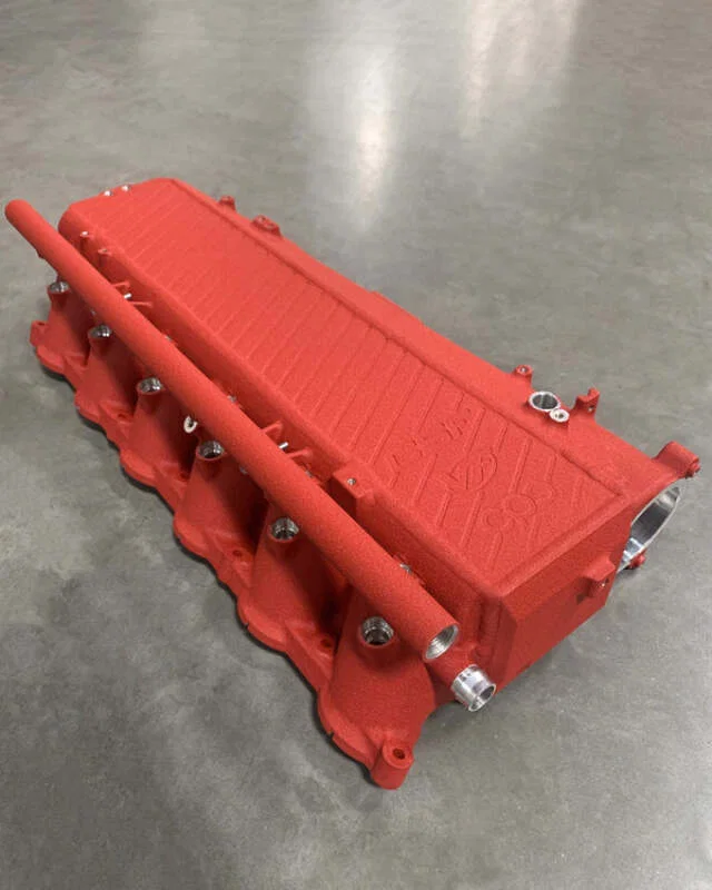 CSF 8300CR, BMW Gen 1 B58 Charge-Air-Cooler Manifold - Crinkle Red