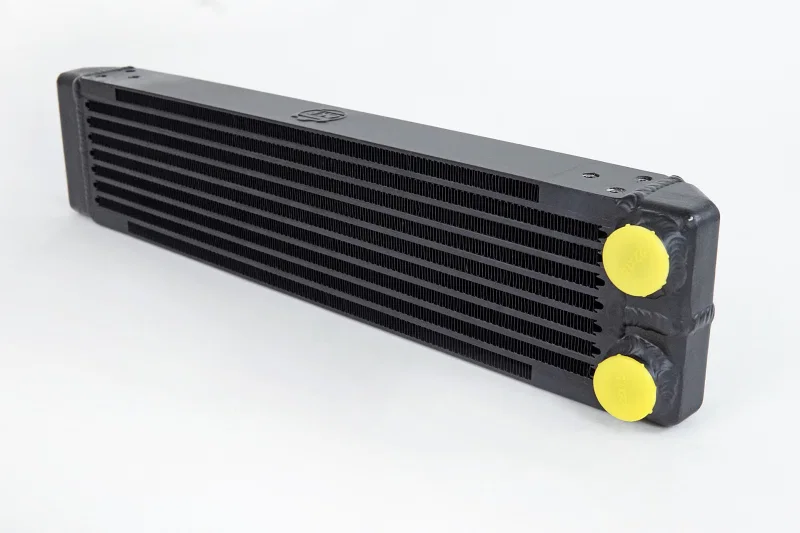 CSF 8201, Universal Dual-Pass Oil Cooler - M22 x 1.5 Connections 22x4.75x2.16