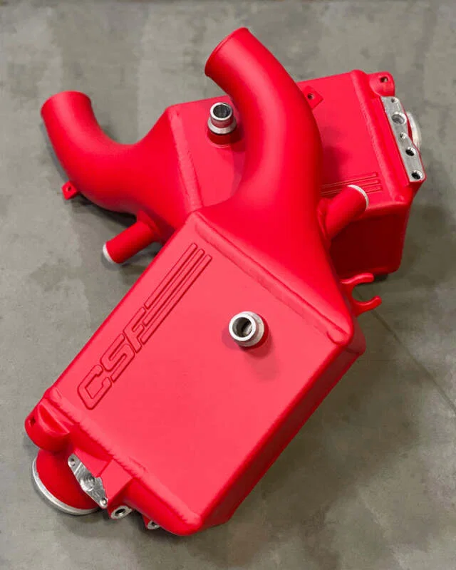 CSF 8351BRM, 2025+ BMW G90 M5 / G99 M5 Touring Charge Air Cooler - Bengal Red Matte