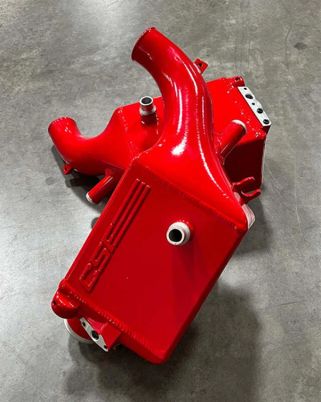 CSF 8351BRG, 2025+ BMW G90 M5 / G99 M5 Touring Charge Air Cooler - Bengal Red Gloss