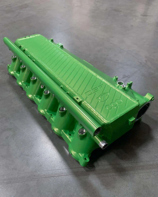 CSF 8200LJG, Toyota A90/A91 Supra/ BMW G-Series B58 Charge-Air Cooler Manifold - Lime Juice Green