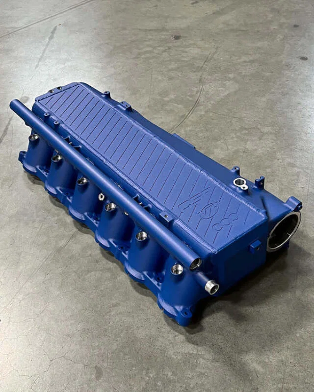 CSF 8300PB, BMW Gen 1 B58 Charge-Air-Cooler Manifold - Peppa Blue