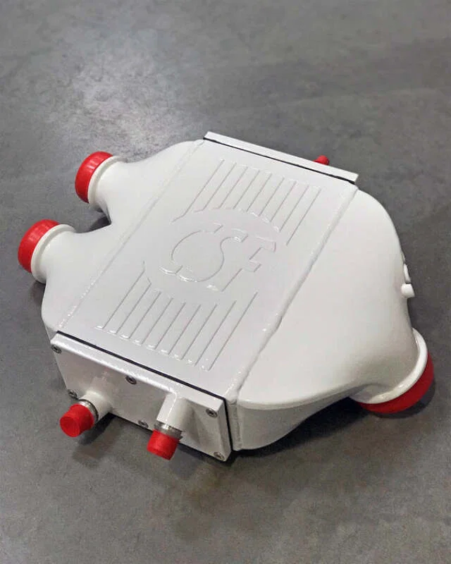 CSF 8082AW, 2014+ BMW M3/M4 (F8X) Top Mount Charge-Air-Cooler - Alpine White