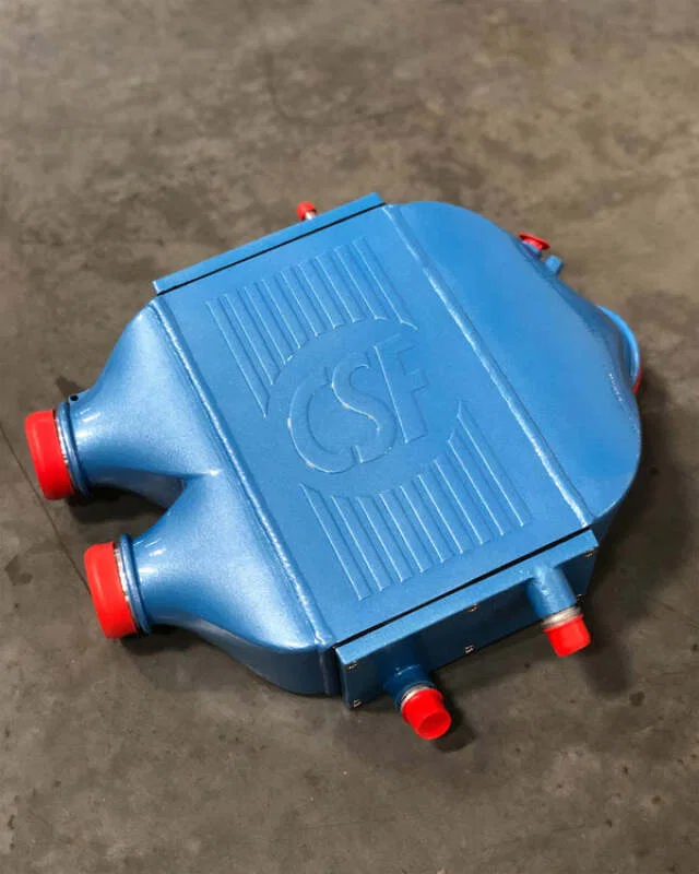 CSF 8082BJ, 2014+ BMW M3/M4 (F8X) Top Mount Charge-Air-Cooler - Blue Jeans