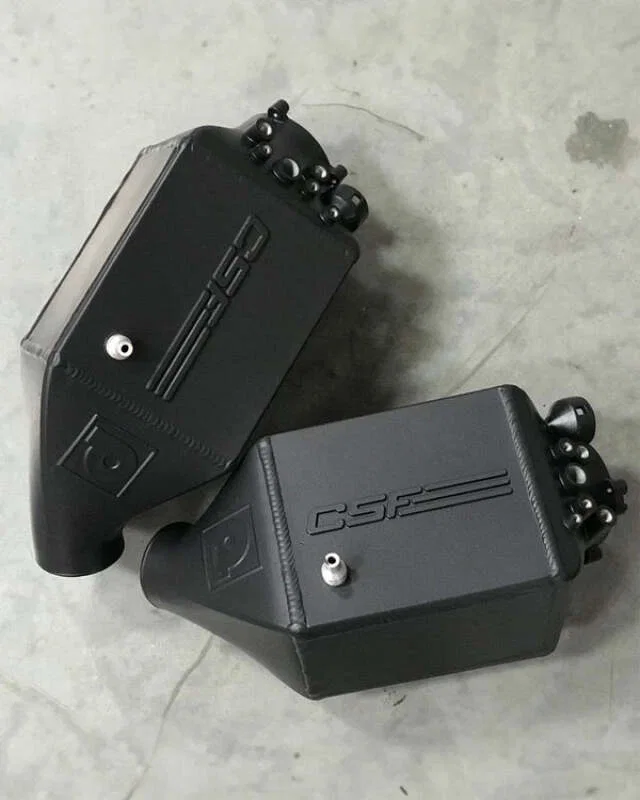 CSF 8109HDTB, 12-16 BMW M5 (F10) / 12-18 BMW M6 (F06/F12/F13) Twin Charge-Air-Cooler Set - Thermal Black