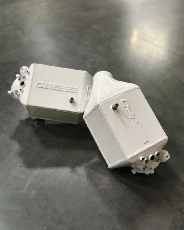 CSF 8109AW, 12-16 BMW M5 (F10) / 12-18 BMW M6 (F06/F12/F13) Twin Charge-Air-Cooler Set - Alpine White