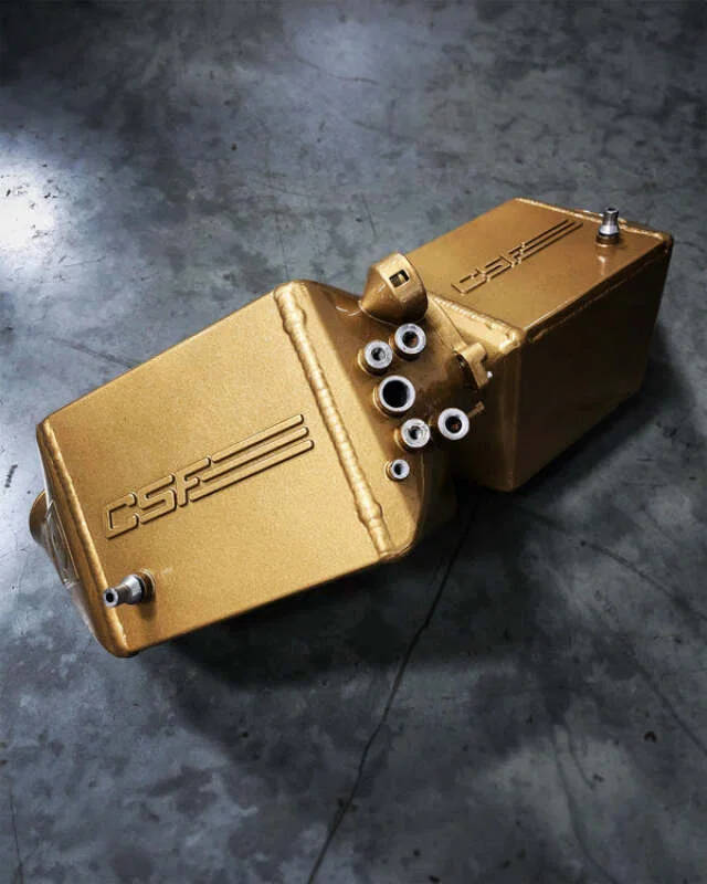 CSF 8109CCGG, 12-16 BMW M5 (F10) / 12-18 BMW M6 (F06/F12/F13) Twin Charge-Air-Cooler Set - Carbon Gold Gloss