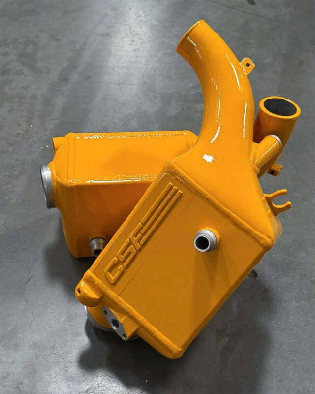 CSF 8315NY, 2014+ BMW X5M (F95) / X6M (F96) / XM (G09) Charge-Air-Cooler - Nitro Yellow