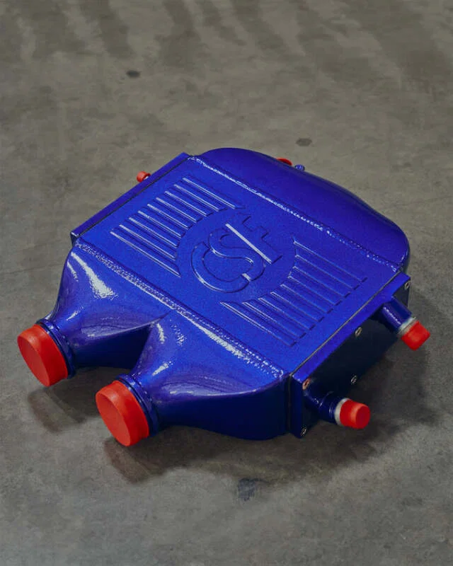CSF 8082SMB, 2014+ BMW M3/M4 (F8X) Top Mount Charge-Air-Cooler - San Marino Blue
