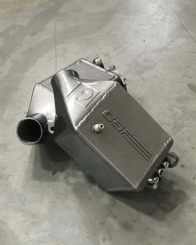 CSF 8109SS, 12-16 BMW M5 (F10) / 12-18 BMW M6 (F06/F12/F13) Twin Charge-Air-Cooler Set - Smoke Silver