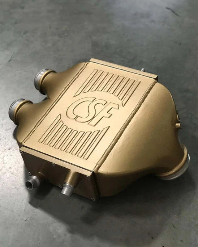 CSF 8082CCGM, 2014+ BMW M3/M4 (F8X) Top Mount Charge-Air-Cooler - Carbon Ceramic Gold Matte
