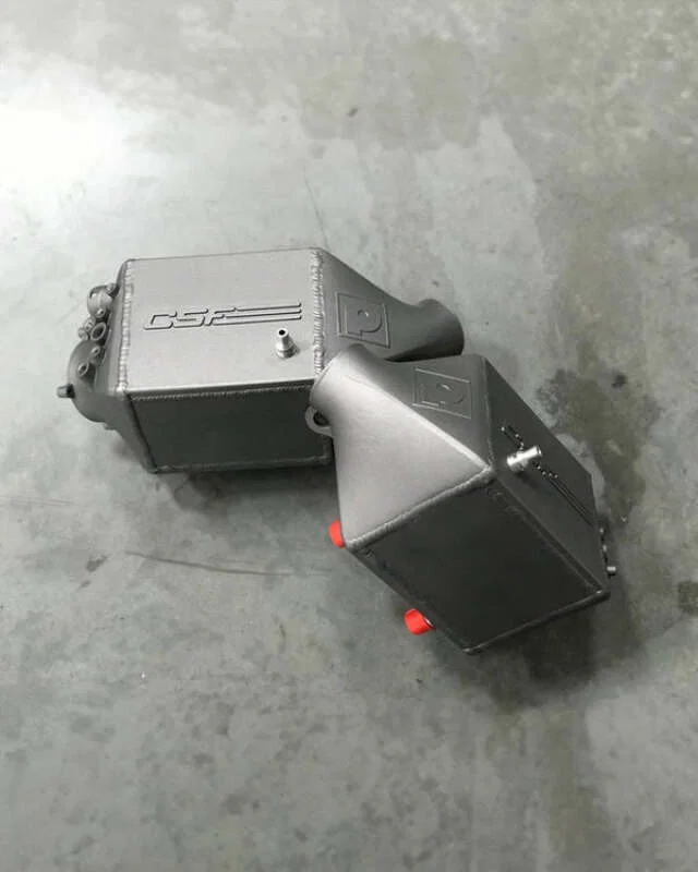 CSF 8109TG, 12-16 BMW M5 (F10) / 12-18 BMW M6 (F06/F12/F13) Twin Charge-Air-Cooler Set - Thermal Grey