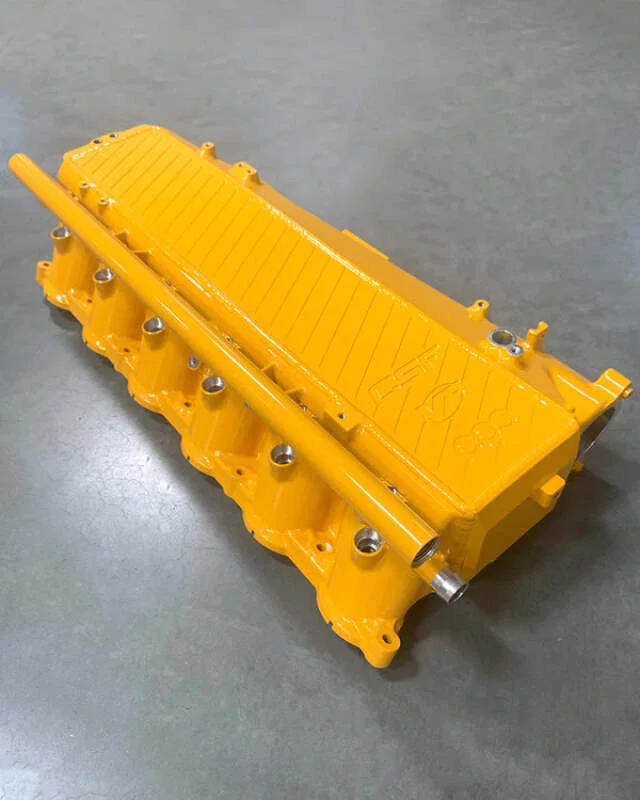 CSF 8200NY, Toyota A90/A91 Supra/ BMW G-Series B58 Charge-Air Cooler Manifold - Nitro Yellow