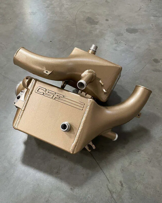 CSF 8351BG, 2025+ BMW G90 M5 / G99 M5 Touring Charge Air Cooler - Bismark Gold