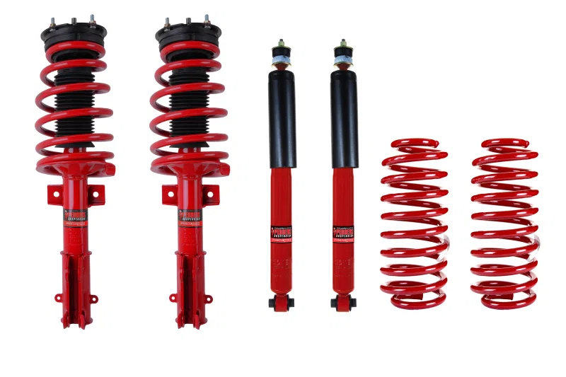 Pedders PED-803052, 05-14 Ford Mustang (GT 500 Mount) EziFit SportsRyder Front & Rear Spring And Shock Kit