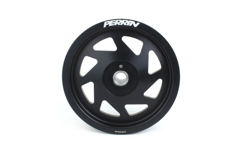 Perrin Performance PSP-ENG-104BK, 19-21 Subaru WRX / 16-18 Forester / 15-19 Legacy Lightweight Crank Pulley - Black