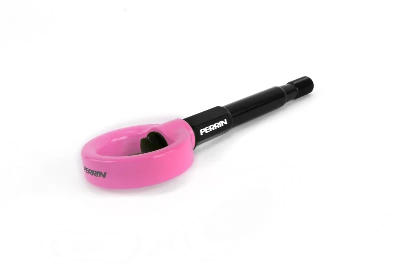 Perrin Performance PSP-BDY-252HP, 15-21 Subaru WRX/STI / 24-26 Crosstrek / 25-26 Forester Tow Hook Kit (Rear) - Hyper Pink