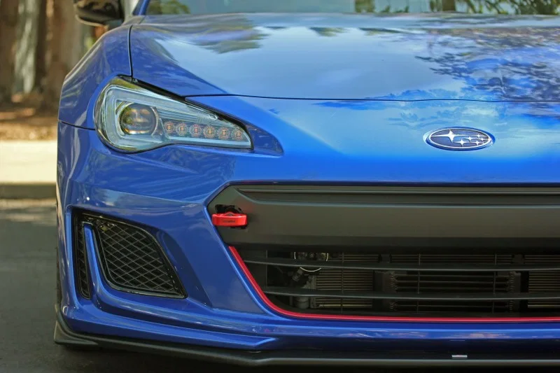 Perrin Performance PSP-BDY-235RD, 18-21 Subaru WRX & STI / 13-25 BRZ / 17-20 Toyota 86 Tow Hook Kit (Front) - Red