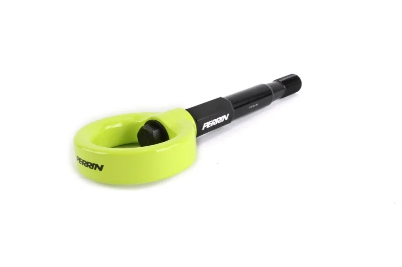 Perrin Performance PSP-BDY-232NY, 15-17 Subaru WRX & STI / 13-17 Crosstrek / 12-16 Impreza Tow Hook Kit (Front) - Neon Yellow