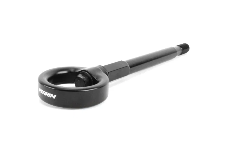 Perrin Performance PSP-BDY-232BK, 15-17 Subaru WRX & STI / 13-17 Crosstrek / 12-16 Impreza Tow Hook Kit (Front) - Flat Black