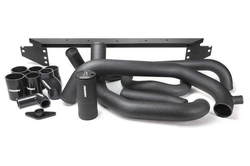 Perrin Performance PSP-ITR-400-3BK, 02-07 Subaru WRX/STI Front Mount Intercooler Boost Tube Kit - Black