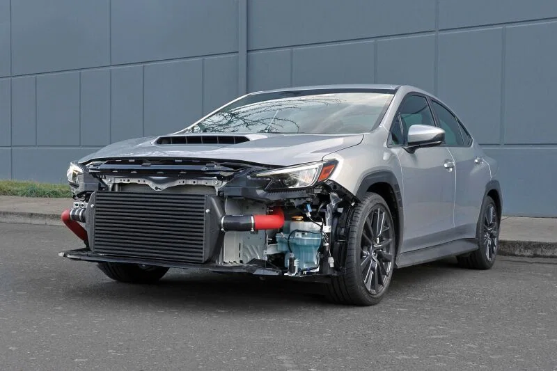 Perrin Performance PSP-ITR-406BK, 15-26 Subaru WRX/STI Large Size Front Mount Intercooler Core - Black