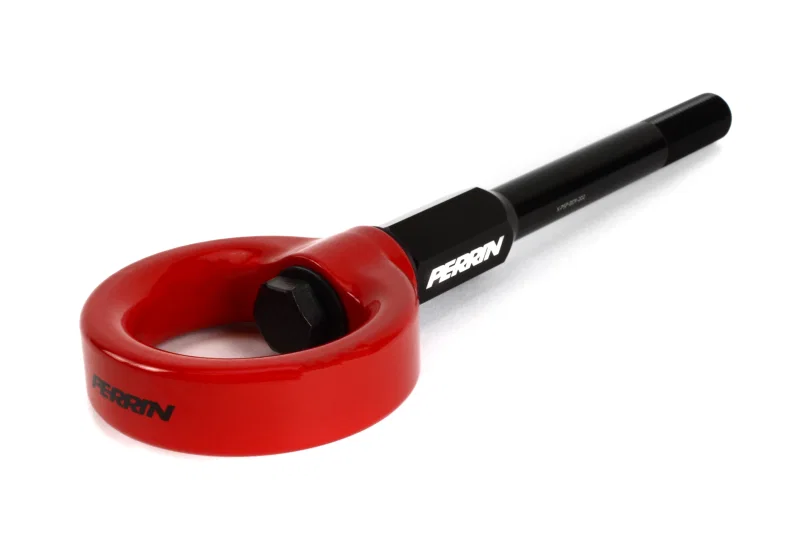 Perrin Performance PSP-BDY-230RD, 02-07 Subaru WRX/STI Tow Hook Kit (Front) - Red