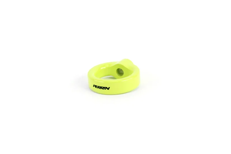 Perrin Performance ASM-BDY-200NY, Tow Hook Upgrade Kit - Neon Yellow (For PERRIN License Plate Relocates Only)