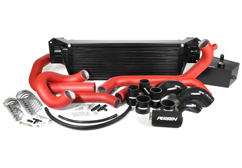 Perrin Performance PSP-ITR-437-1BK, 15-21 Subaru WRX/STI Front Mount Intercooler Core + Mounting Beam - Black Core